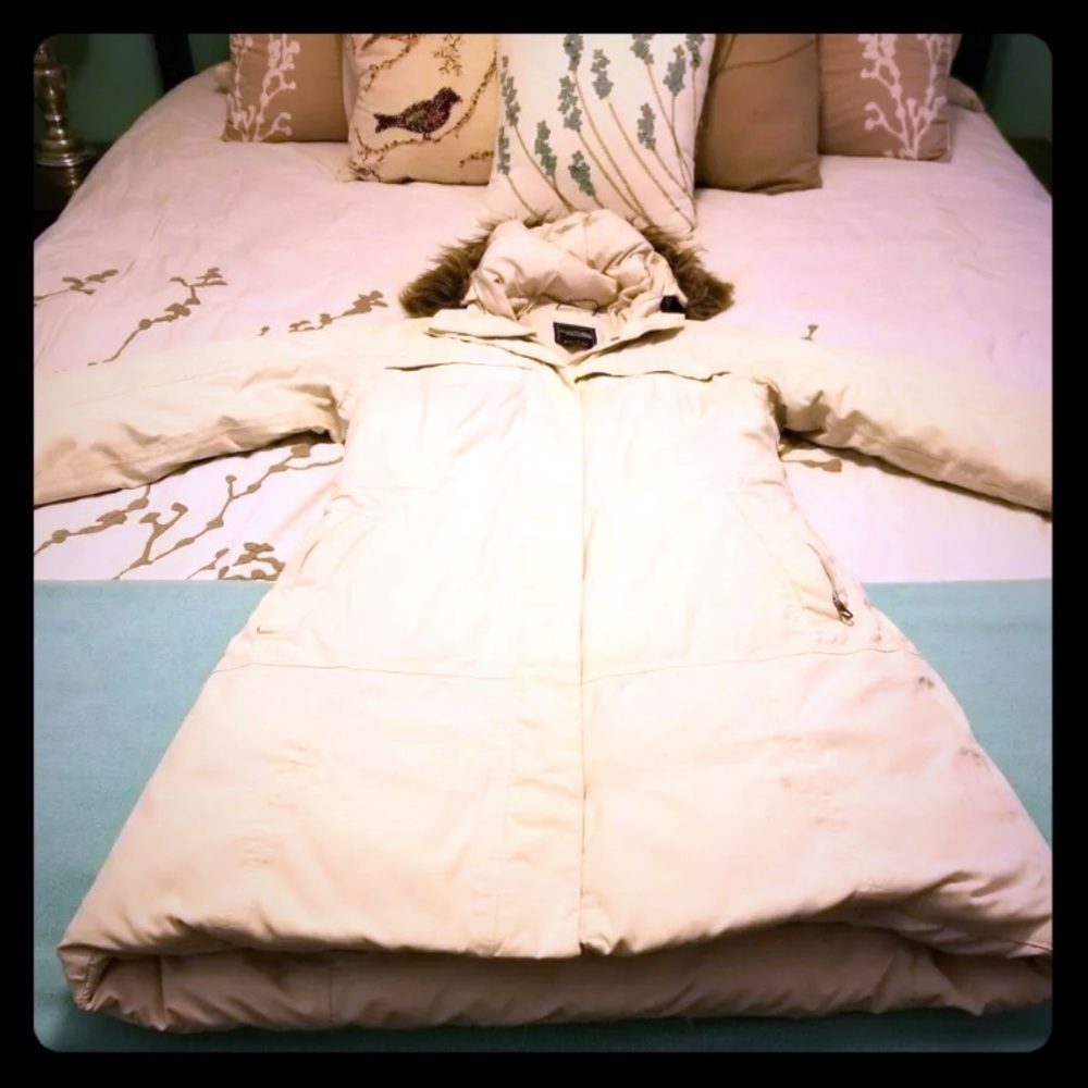 Northface Parka winter white